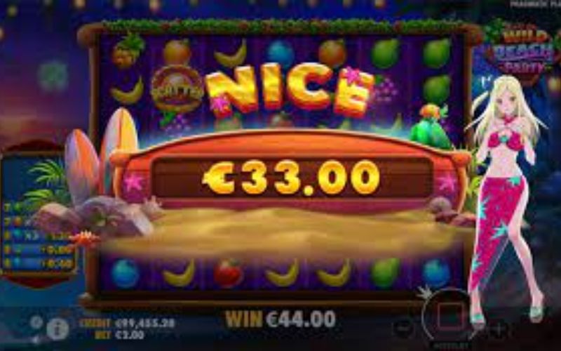 wild beach party slot features